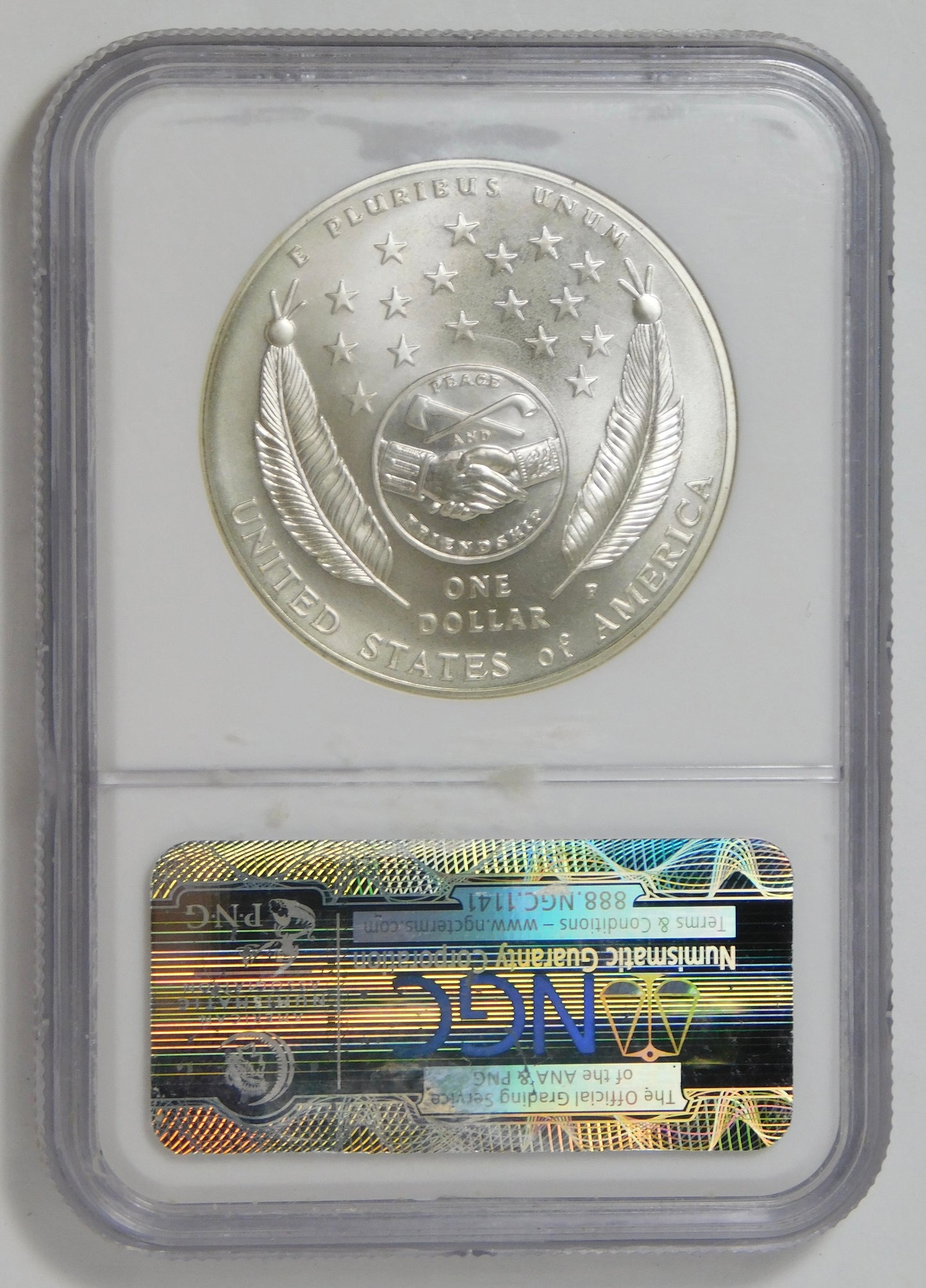 2004 P Commemorative "Lewis & Clark' Silver Dollar TOP GRADE! NGC MS70