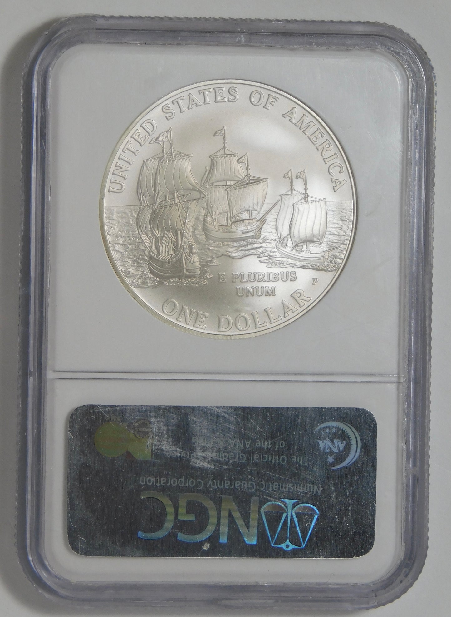 2007 P Commemorative "Jamestown" Silver Dollar Top Grade! NGC MS70