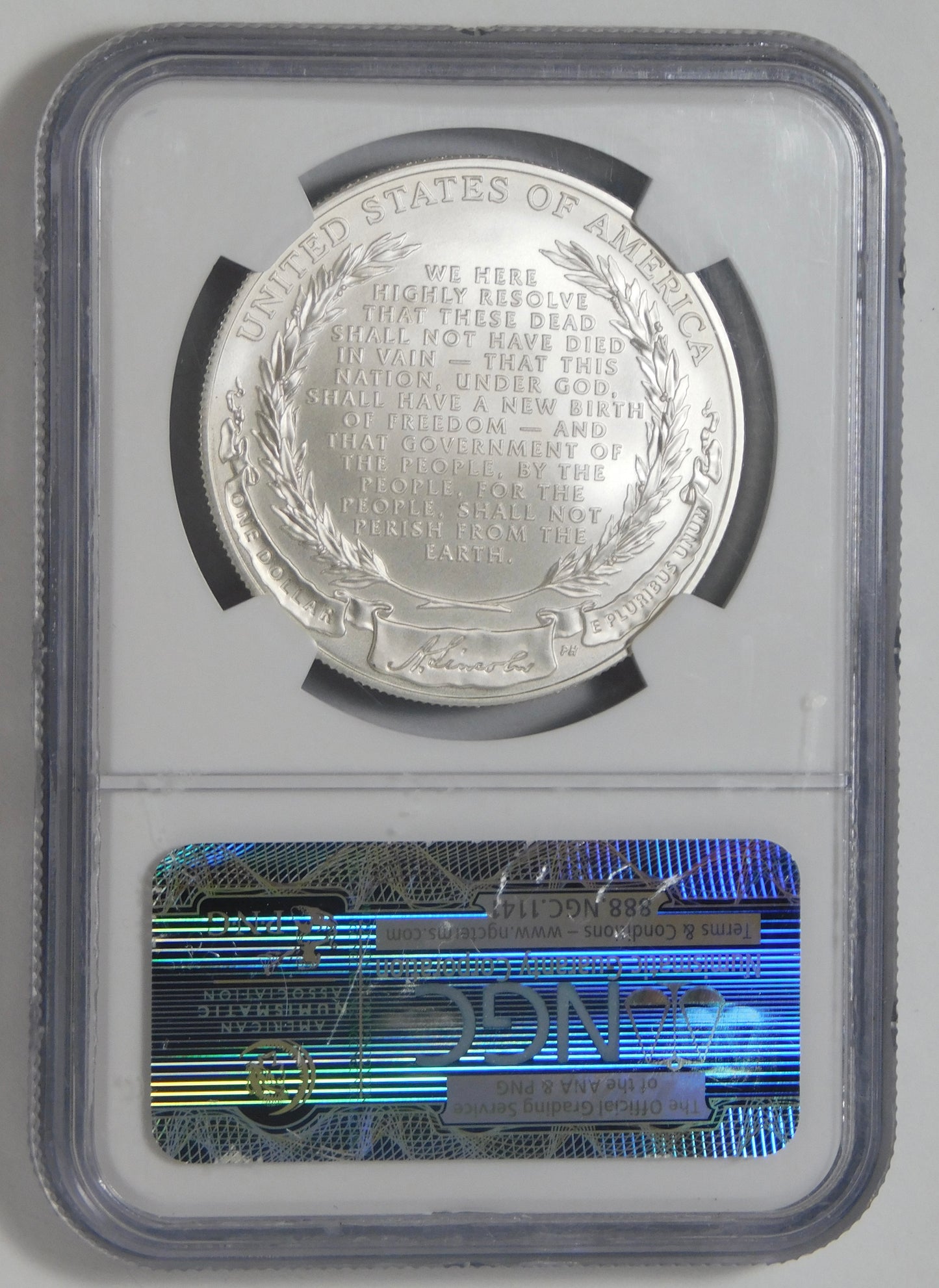 2009 P Commemorative "Lincoln Bicentennial" Silver Dollar NGC MS-70
