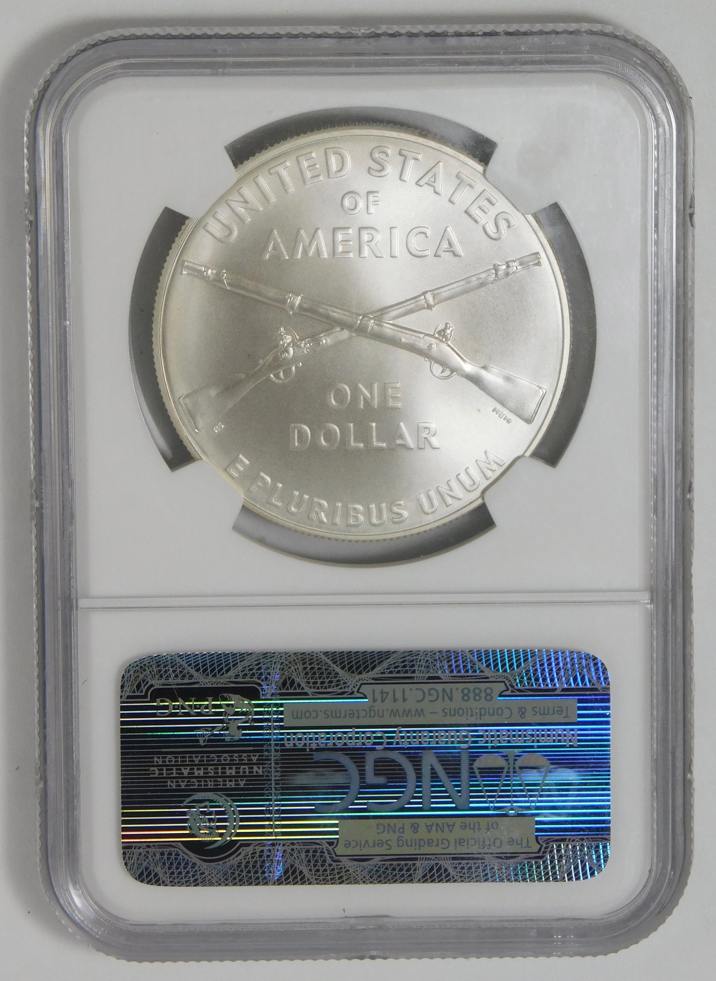2012-W Commemorative "Infantry Soldier" Silver Dollar NGC MS70