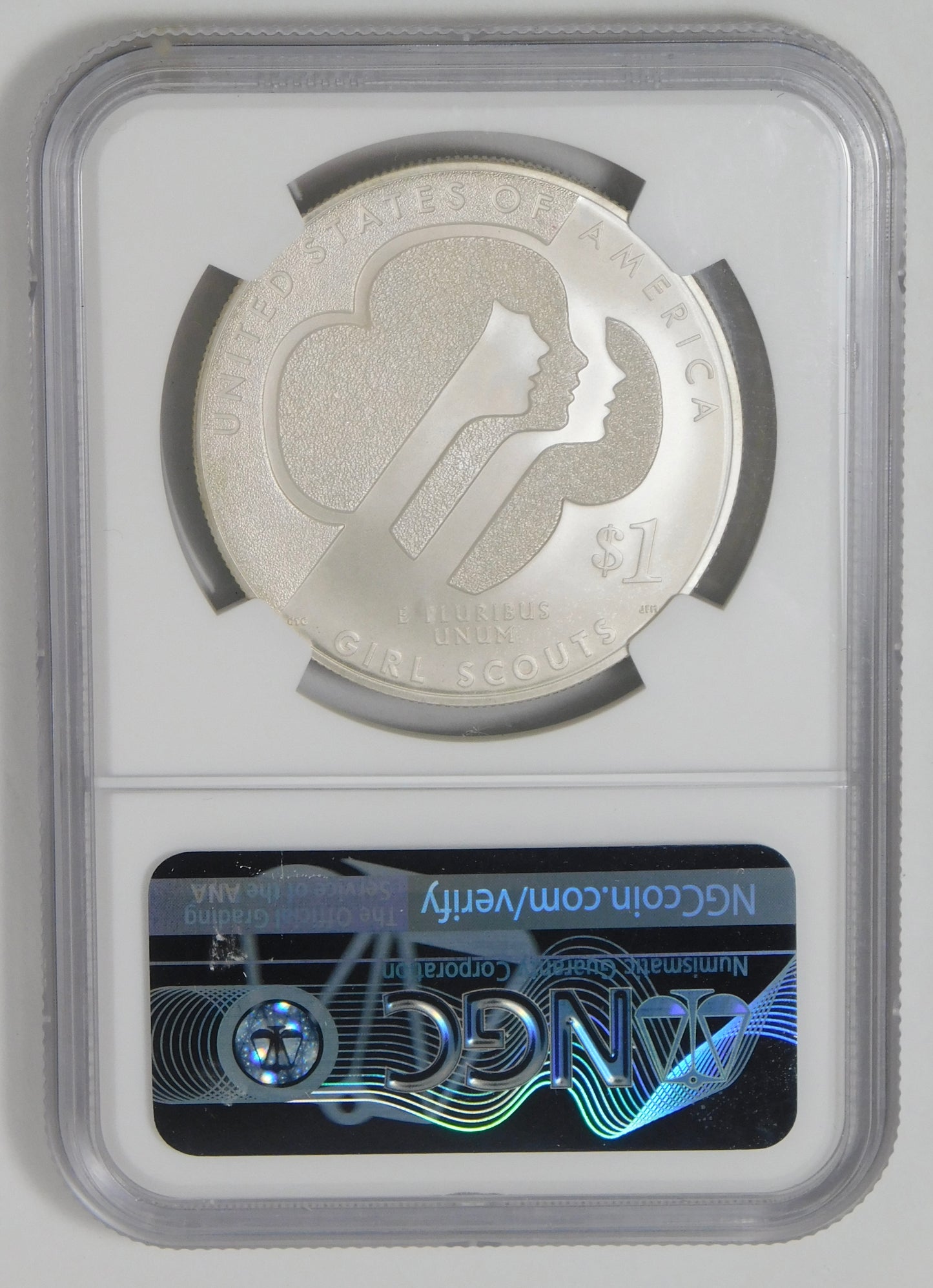 2013-W Commemorative "Girl Scouts Centennial" Silver Dollar NGC MS-70