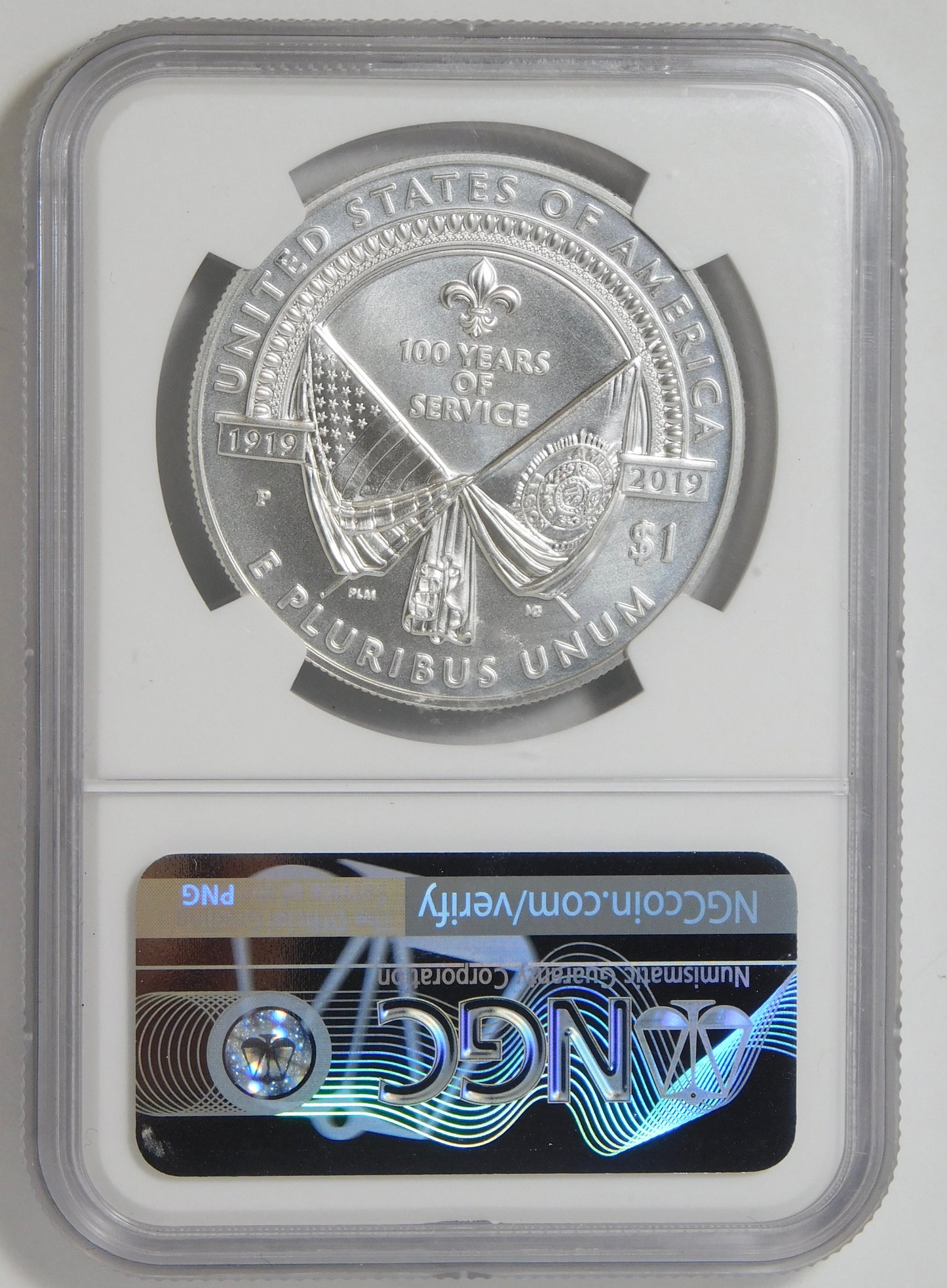 2019-P Commemorative "American Legion" 100th Anniv. NGC MS-70