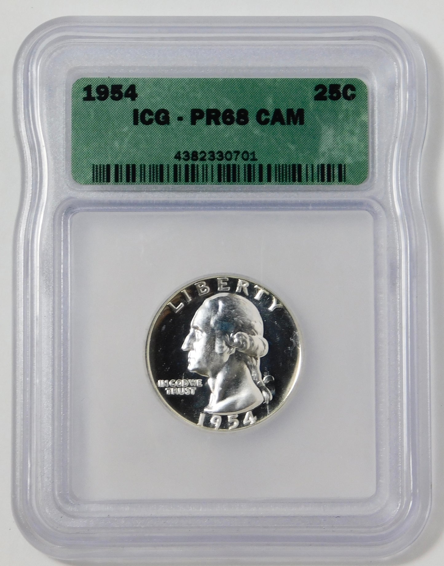 1954 Washington Quarter HIGH GRADE! ICG PR-68 CAMEO