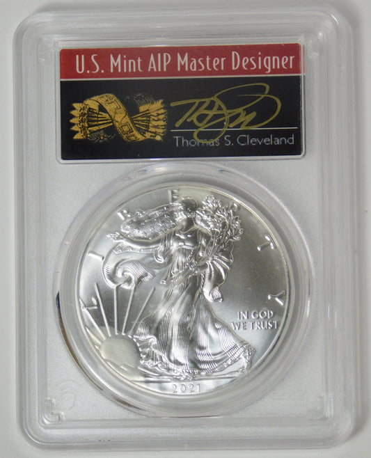 2021 American Silver Eagle First Strike! 1 of 1000 T-1 PCGS MS-70