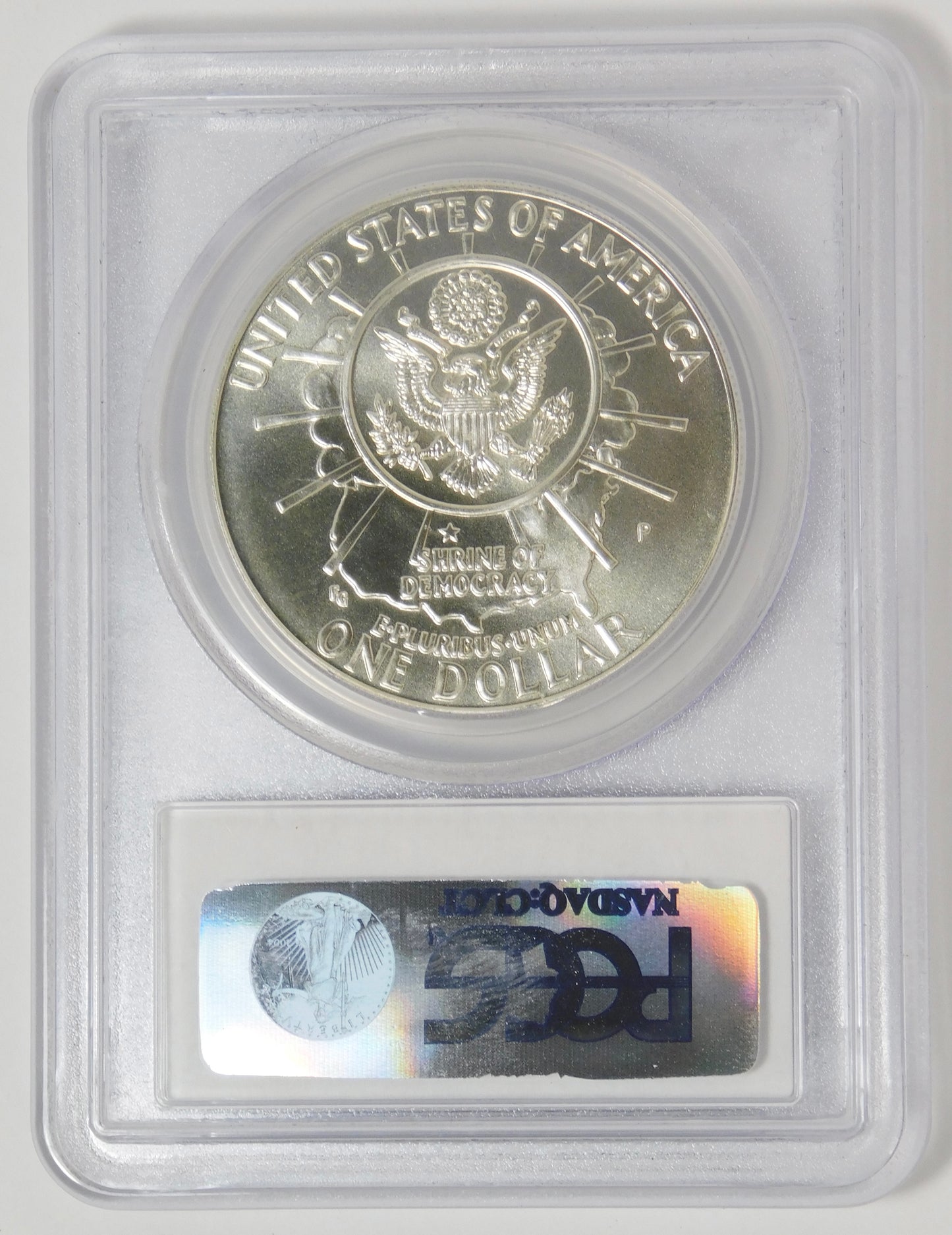 1991 P Commemorative Mount Rushmore Silver Dollar TOP GRADE! PCGS MS-70