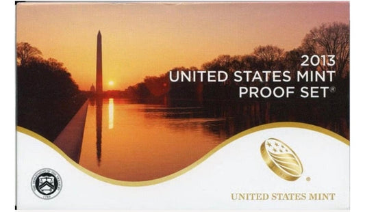 2013-S US Mint Proof Set 14-Coins. San Francisco Mint