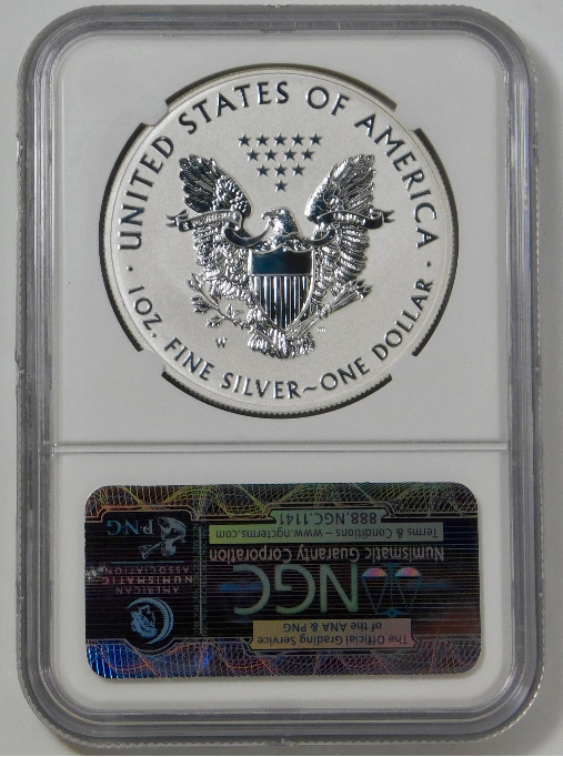 2013-W Silver Eagle Early Releases NGC Proof-70 UC (West Point Star Label)