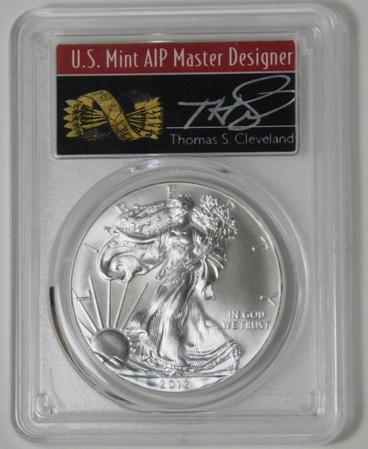 2011 American Eagle Silver Dollar Top Grade! PCGS MS-70 Cleveland Signed