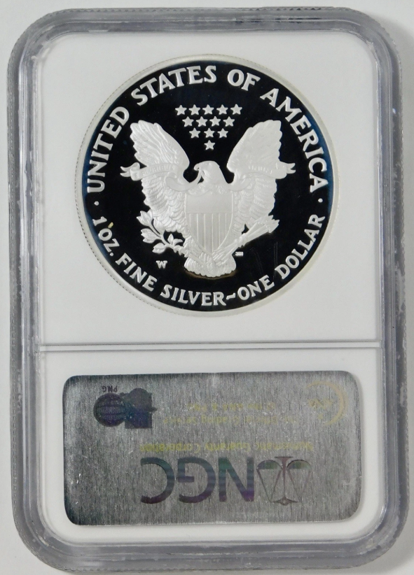 2005-W American Eagle Silver Dollar Top Grade! NGC PF-70 UC