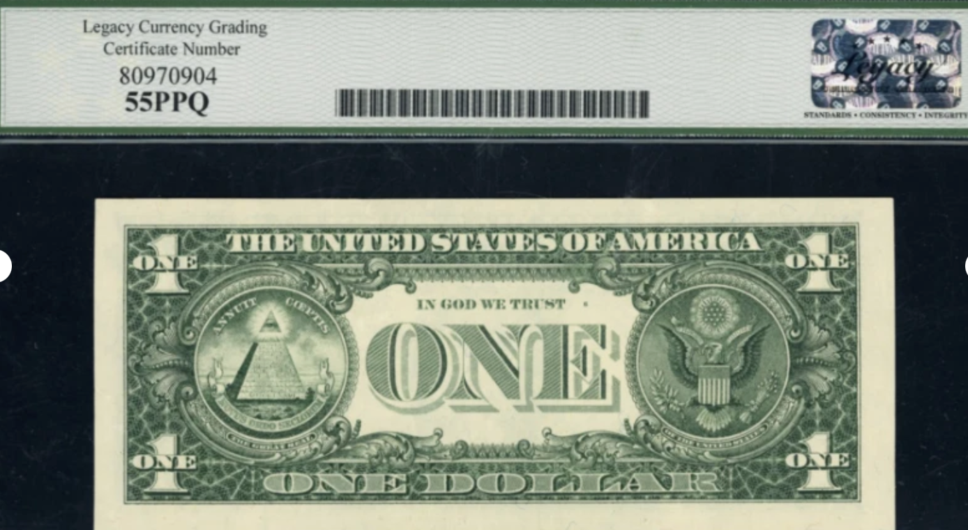 1988-A Web Press Federal Reserve Note. RARE! PCGS Choice About New Unc 55 PPQ