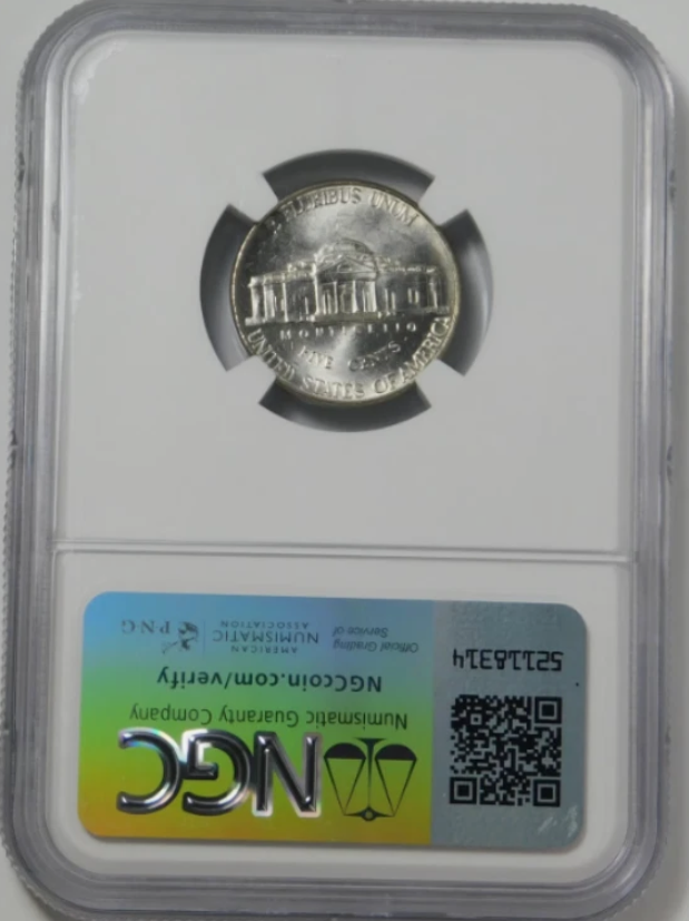 1998-D Jefferson Nickel LOW POP! NGC MS-66 6FS (6 Full Steps)