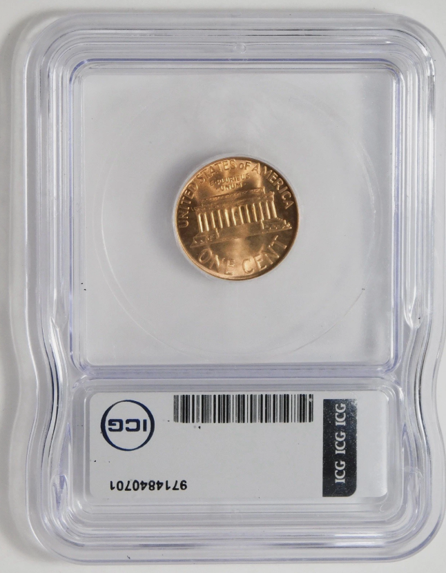 1968-S Lincoln Cent BIG GRADE! ICG Mint State 67 RD
