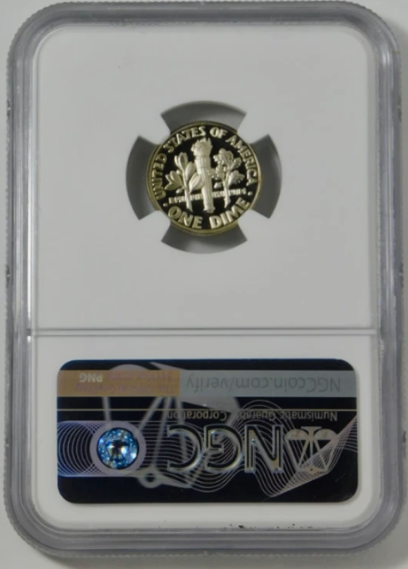1983-S Roosevelt Dime TOP GRADE! NGC Gem Proof 70 Ultra Cameo