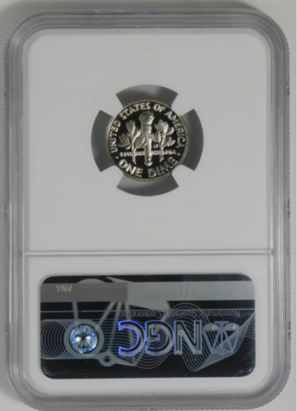 1982-S Roosevelt Dime TOP GRADE! NGC Gem Proof 70 Ultra Cameo