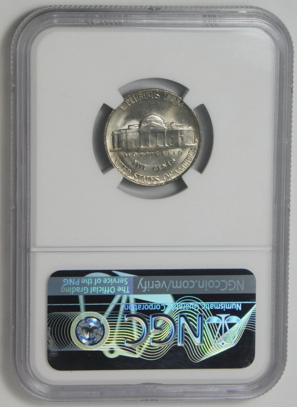 1952-S Jefferson Nickel LOW POP! NGC MS-65 5FS (5 Full Steps)