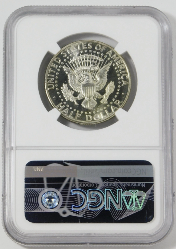 1966 "SMS" Silver Kennedy Half Dollar. HIGH GRADE! Mint State 68