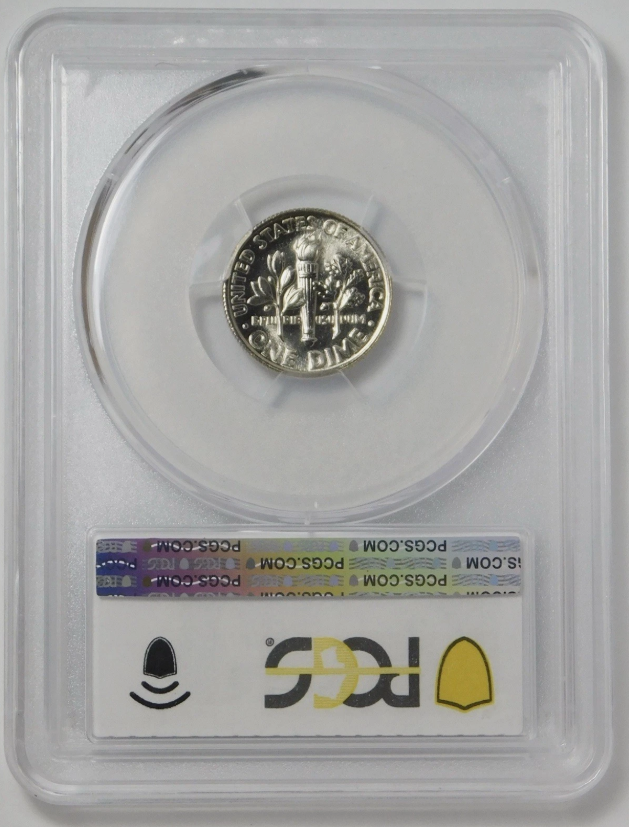 1996-P Roosevelt Dime BIG GRADE! PCGS MS-68 FB (Full Bands)