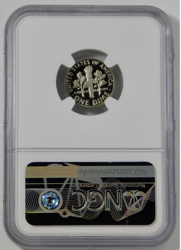 1979-S Roosevelt Dime Type 2 TOP GRADE! NGC Gem Proof 70 Ultra Cameo