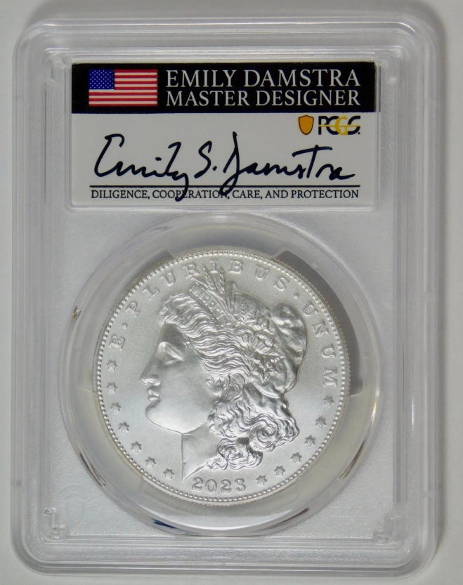 2023 Morgan Silver Dollar "Advanced Release" TOP GRADE! PCGS MS-70