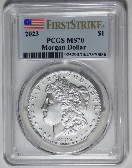 2023 Morgan Silver Dollar TOP GRADE! PCGS Mint State 70