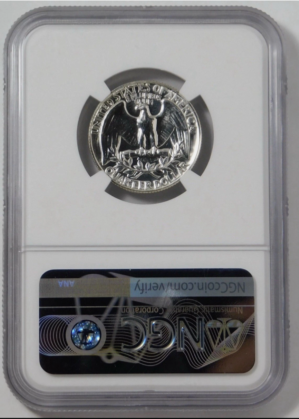 1956 Silver Washington Quarter BIG GRADE! NGC Proof-69