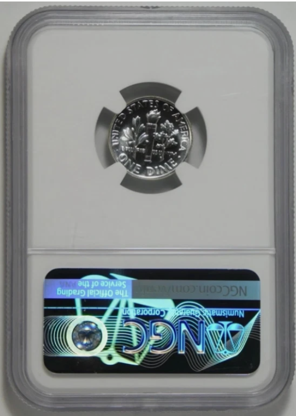 1955 Silver Roosevelt Dime BIG GRADE! NGC Gem Proof 69