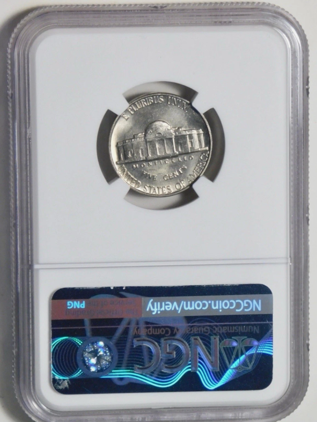 1959 Jefferson Nickel MINT STATE 66. Brilliant Uncirculated