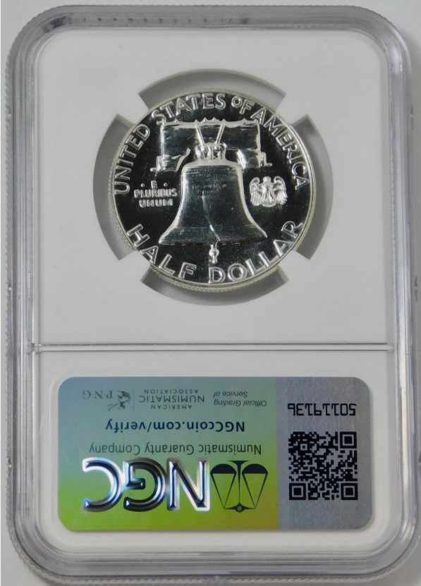 1960 Silver Franklin Half Dollar BIG GRADE NGC Gem Proof 69