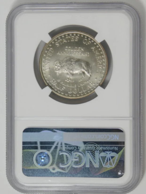 1991-D Commemorative Mt Rushmore Half Dollar TOP GRADE! NGC MS-70