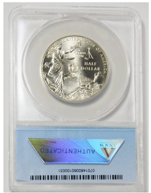 2015-D U.S. Marshals Service Half Dollar TOP GRADE MS-70! First Release