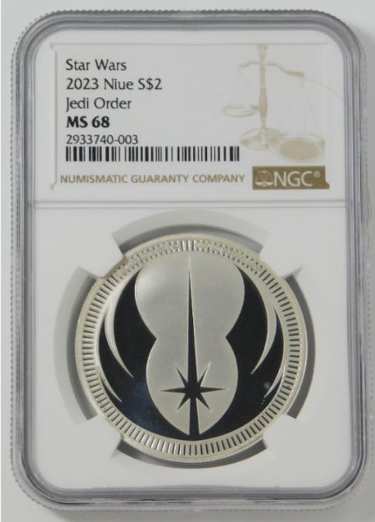 2023 Niue Star Wars "Jedi Order" NGC Mint State 68