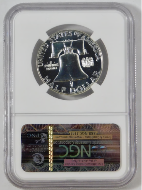 1962 Silver Franklin Half Dollar NGC "GEM PROOF" 67