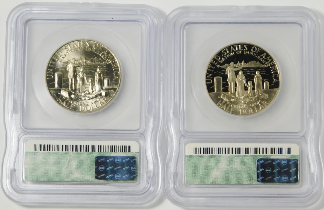 1986 Commemorative Liberty Centennial Half Dollars. ICG Proof 70 / Mint State 70