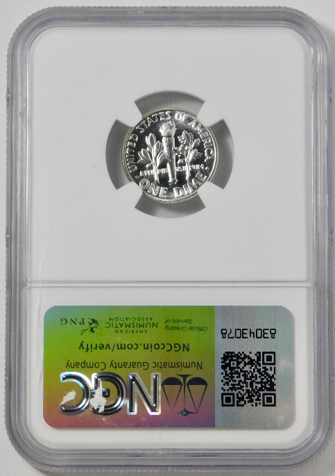 1962 Silver Roosevelt Dime BIG GRADE! NGC Gem Proof 69