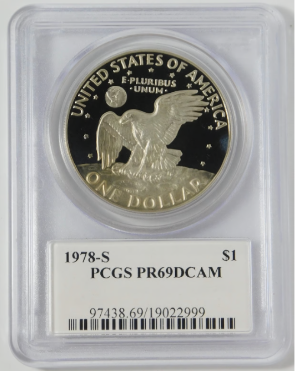 1978-S Eisenhower Dollar "40th. Anniversary" PCGS Proof 69 DCAM