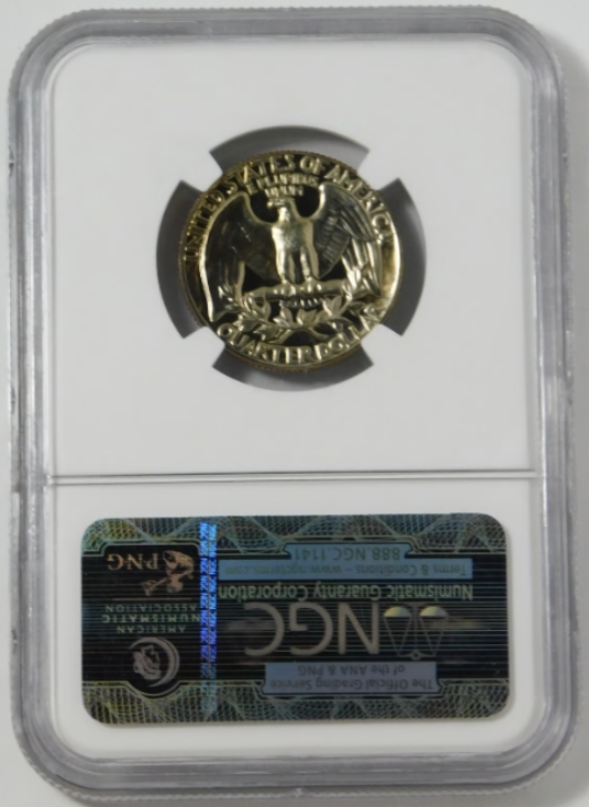 1969-S Washington Quarter HIGH GRADE! NGC Gem Proof 69