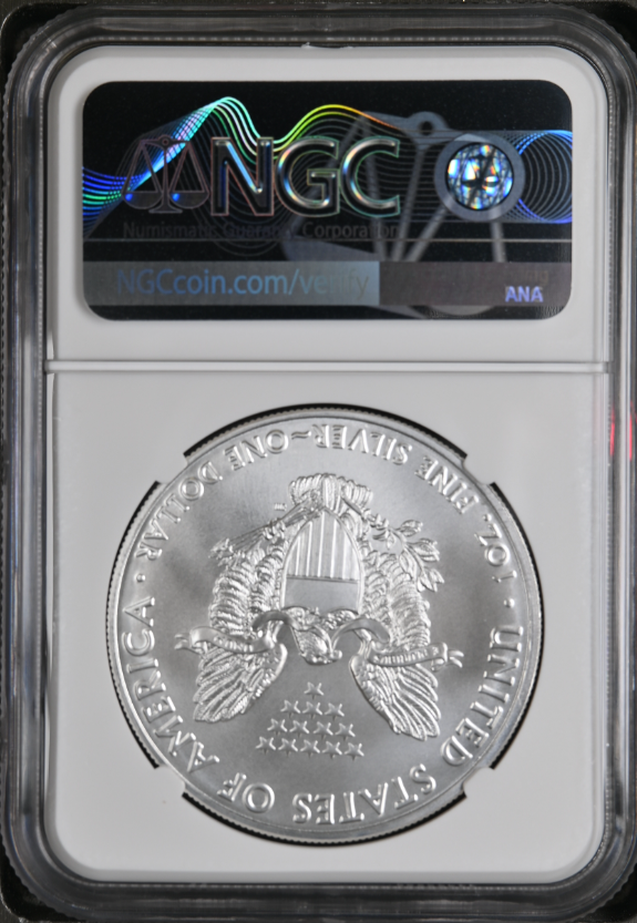 2021 (P) American Silver Eagle T-1 Emergency Production NGC MS-69