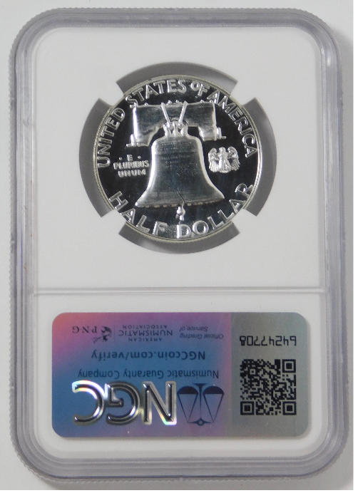 1957 Silver Franklin Half Dollar High Grade! NGC Proof-68
