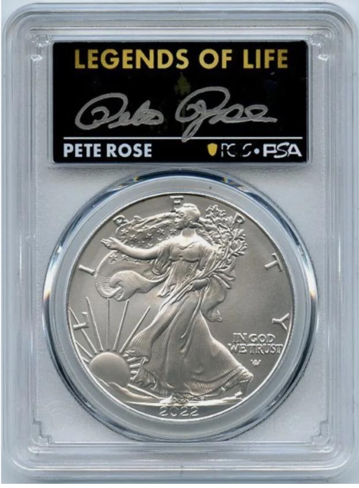 2021 American Eagle T2 PCGS - PSA MS70 Legends of Life Pete Rose
