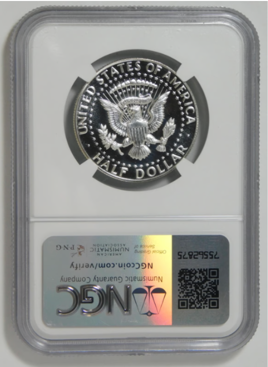 1969-S Kennedy Silver Half Dollar High Grade! NGC Gem Proof 69 Cameo