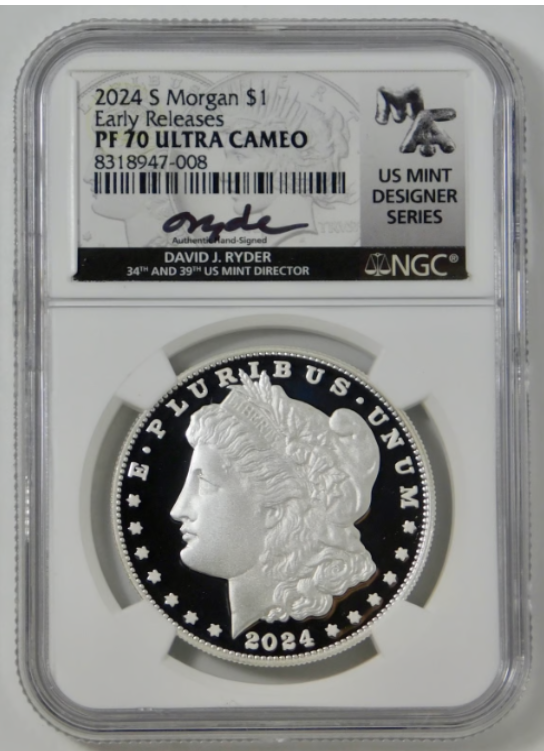 2024-S Morgan Silver Dollar Early Releases! NGC Proof70 Ultra Cameo