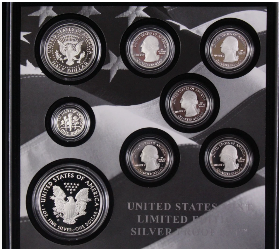 2018-S Limited Edition Silver Proof Set in Original Packaging - COA