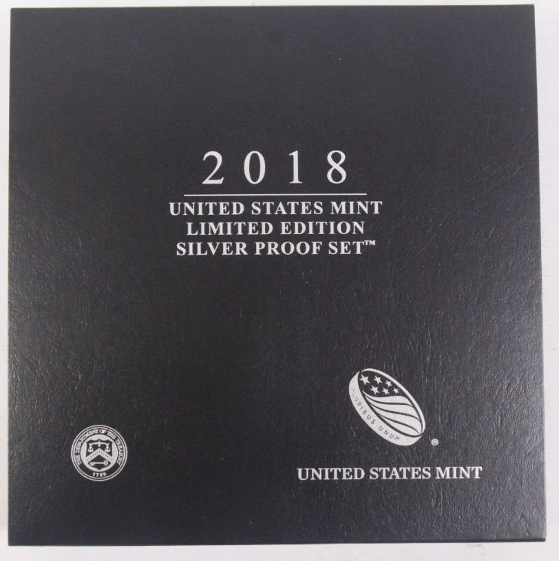 2018-S Limited Edition Silver Proof Set in Original Packaging - COA