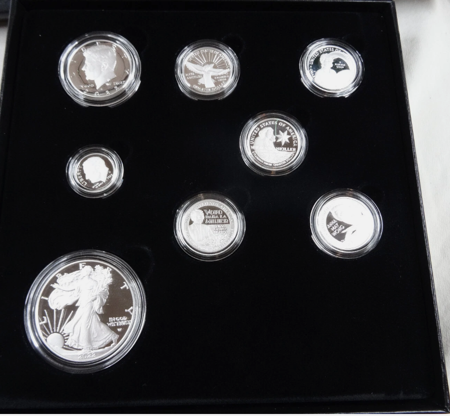 2022-S Limited Edition Silver Proof Set Orig Box-COA