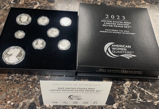 2023-S Limited Edition Silver Proof Set Orig Box-COA
