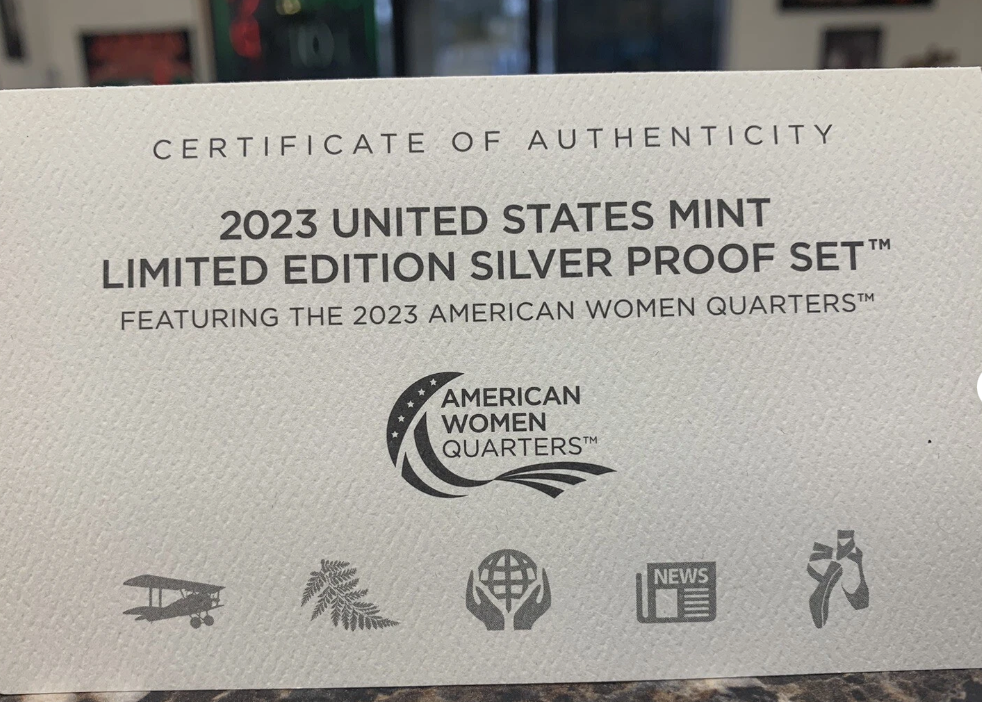 2023-S Limited Edition Silver Proof Set Orig Box-COA