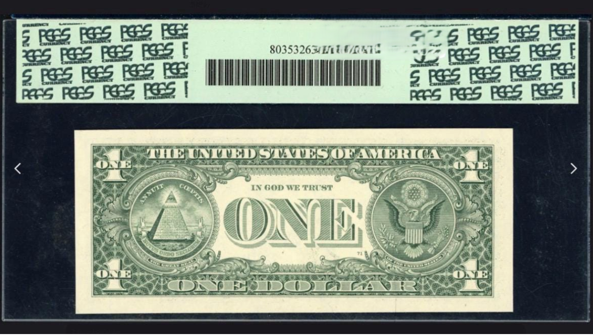 2006 $1 Federal Reserve Note *Very Low Serial Number* (713) PCGS Gem New 66PPQ