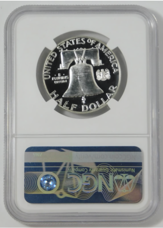 1958 Franklin Silver Half Dollar "High Grade" NGC Proof 68