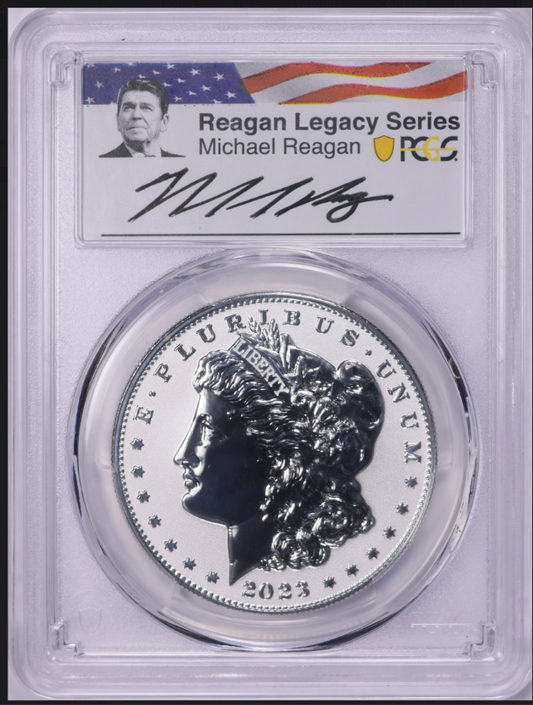 2023 S Morgan Reverse Proof Silver Dollar TOP GRADE! PCGS PR70