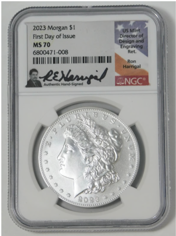 2023 Morgan Silver Dollar First Day Issue Top Grade! NGC MS-70
